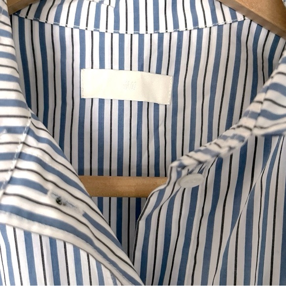 H&M Striped Shirt w Front Button Down Detail - Picture 7 of 10